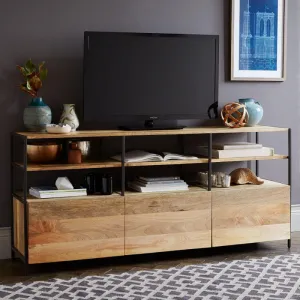 indickynabytok.sk - TV stolík Gita 160x75x45 indický masív mango