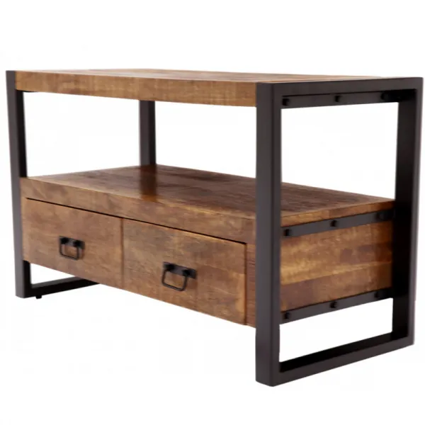 indickynabytok.sk - TV stolík Retro 100x60x45 indický masív mango