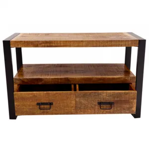 indickynabytok.sk - TV stolík Retro 100x60x45 indický masív mango