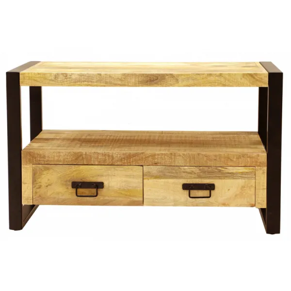 indickynabytok.sk - TV stolík Retro 100x60x45 indický masív mango