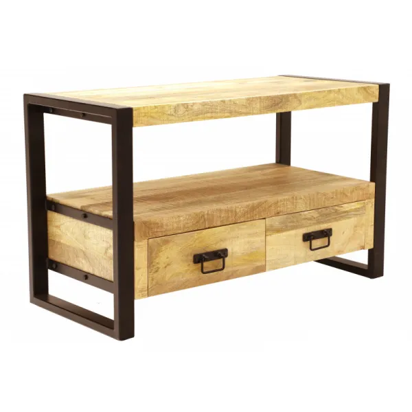 indickynabytok.sk - TV stolík Retro 100x60x45 indický masív mango