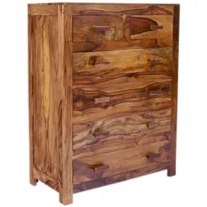 indickynabytok.sk - Komoda Kali 90x120x45 indický masív palisander
