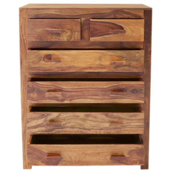 indickynabytok.sk - Komoda Kali 90x120x45 indický masív palisander