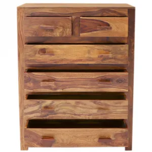 indickynabytok.sk - Komoda Kali 90x120x45 indický masív palisander