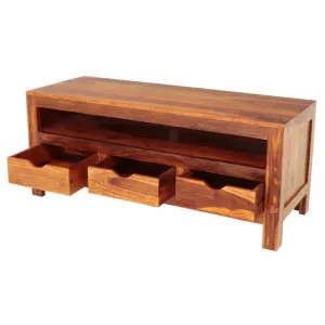 indickynabytok.sk - TV stolík Amba 120x50x45 z indického masívu palisander