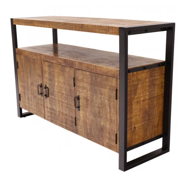 indickynabytok.sk - Komoda Retro 140x90x45 indický masív mango