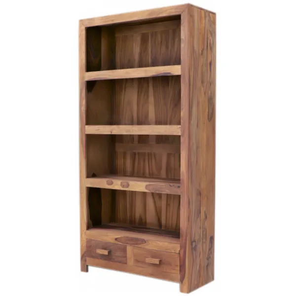 indickynabytok.sk - Knižnica Kali 90x180x35 indický masív palisander