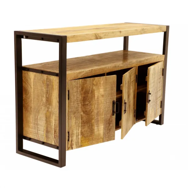 indickynabytok.sk - Komoda Retro 140x90x45 indický masív mango
