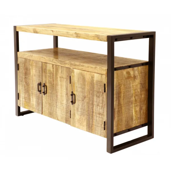 indickynabytok.sk - Komoda Retro 140x90x45 indický masív mango