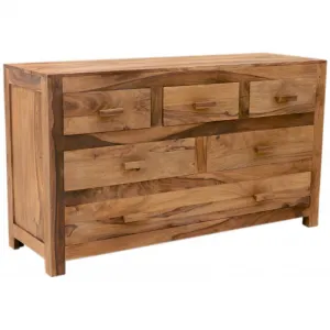 indickynabytok.sk - Komoda Kali 140x80x45 indický masív palisander