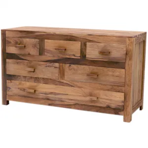 indickynabytok.sk - Komoda Kali 140x80x45 indický masív palisander