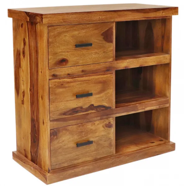 indickynabytok.sk - Komoda Rami 90x90x45 indický masív palisander