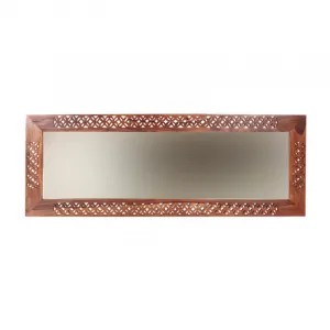 indickynabytok.sk - Zrkadlo Mira 60x170 indický masív palisander