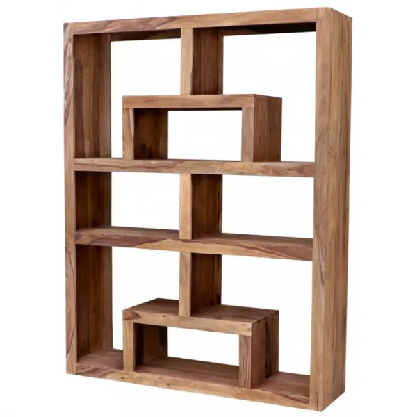 indickynabytok.sk - Knižnica Tara 140x180x35 indický masív palisander