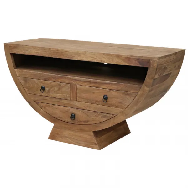 indickynabytok.sk - TV stolík Jali 120x65x45 z indického masívu palisander