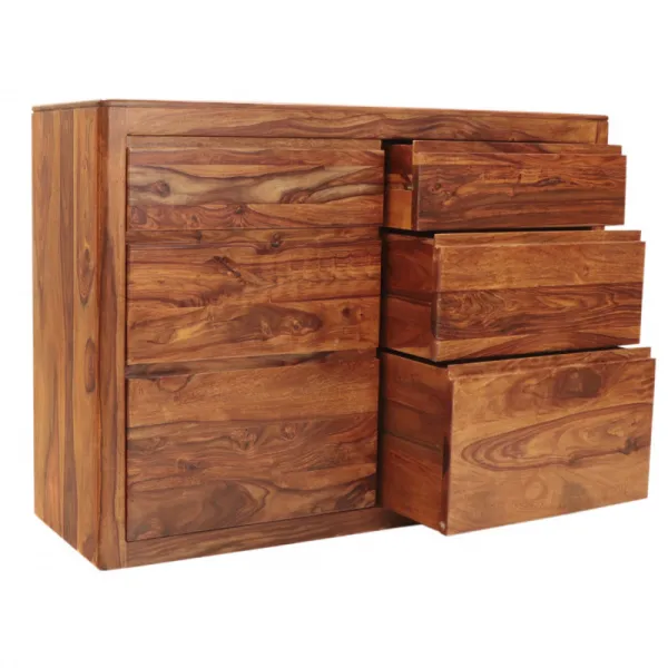 indickynabytok.sk - Komoda Tina 140x100x45 indický masív palisander