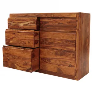 indickynabytok.sk - Komoda Tina 140x100x45 indický masív palisander
