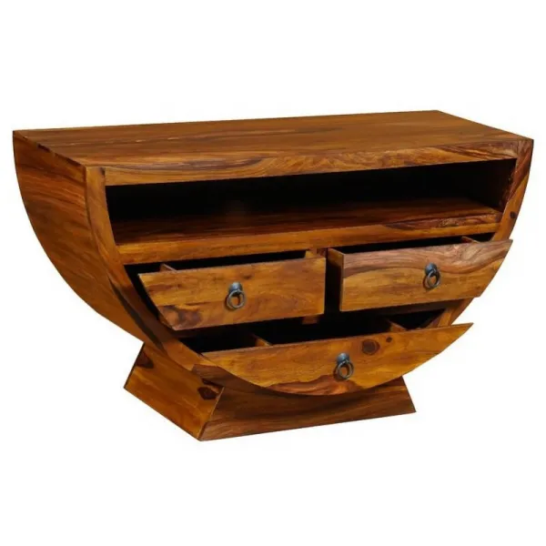 indickynabytok.sk - TV stolík Jali 120x65x45 z indického masívu palisander