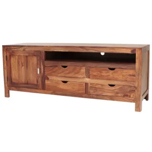 indickynabytok.sk - TV stolík Amba 180x70x45 z indického masívu palisander