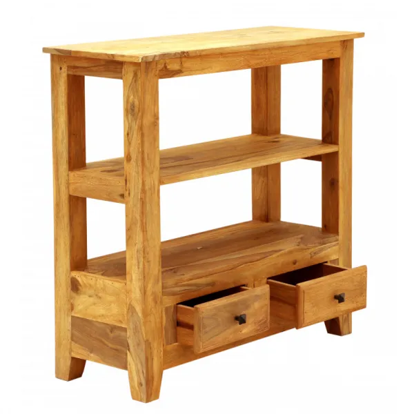 indickynabytok.sk - TV stolík, alebo konzolový stolík Jali 90x90x35 z indického masívu palisander