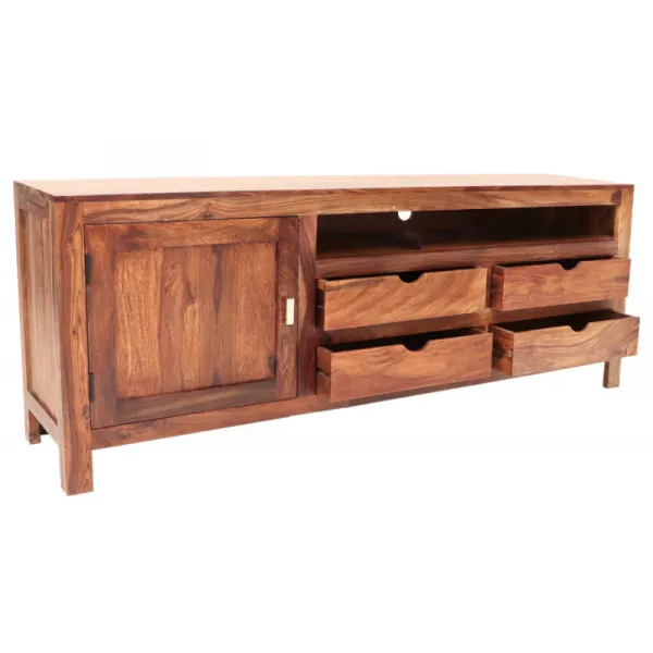 indickynabytok.sk - TV stolík Amba 180x70x45 z indického masívu palisander