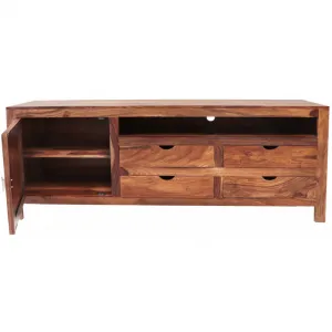 indickynabytok.sk - TV stolík Amba 180x70x45 z indického masívu palisander