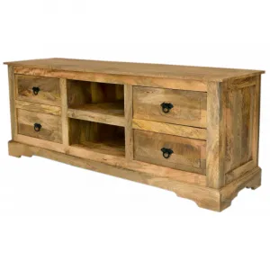 indickynabytok.sk - TV stolík Guru 150x60x45 indický masív mango