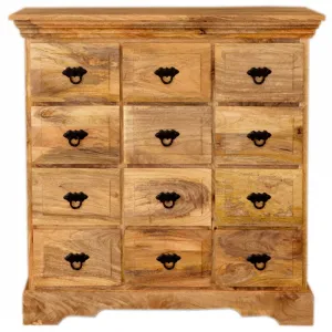 indickynabytok.sk - Komoda Guru 90x90x45 indický masív mango