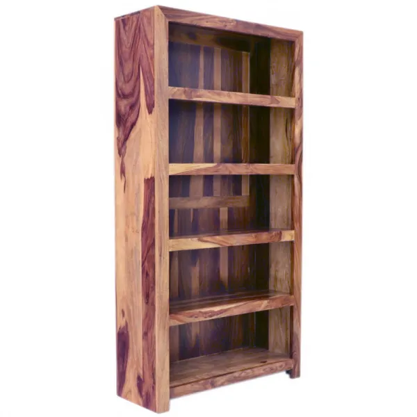 indickynabytok.sk - Knižnica Kali 90x180x35 indický masív palisander