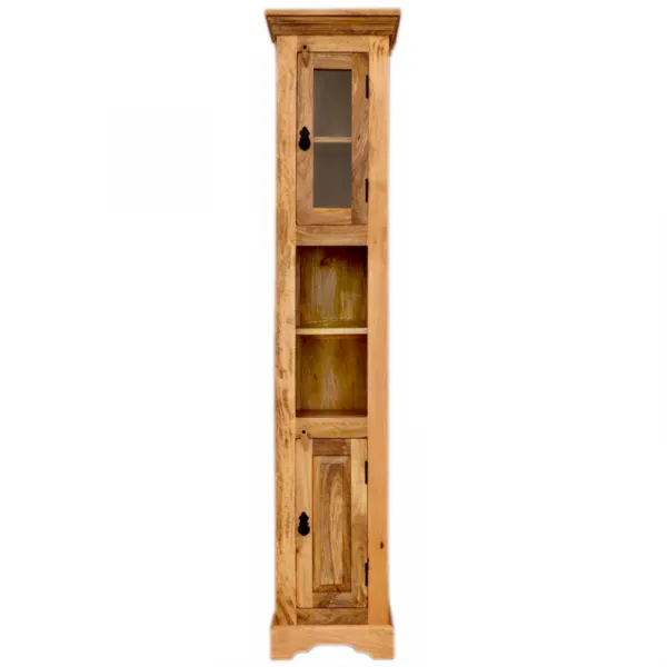 indickynabytok.sk - Skrinka do kúpeľne Guru 40x190x35 indický masív mango