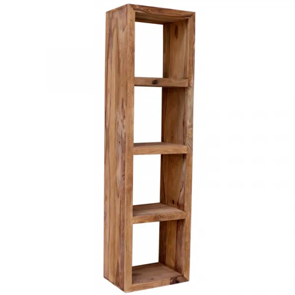 indickynabytok.sk - Knižnica Tara 50x185x35 indický masív palisander