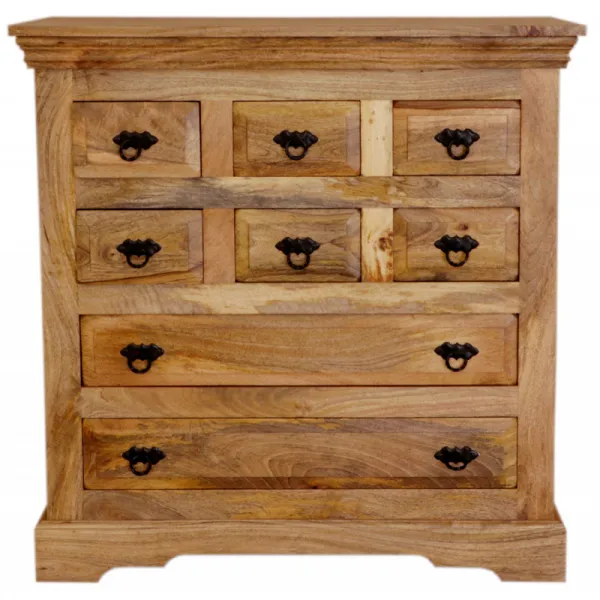 indickynabytok.sk - Komoda Guru 90x90x45 indický masív mango