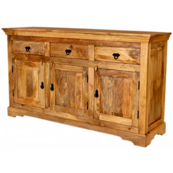 indickynabytok.sk - Komoda Guru 140x90x45 indický masív mango