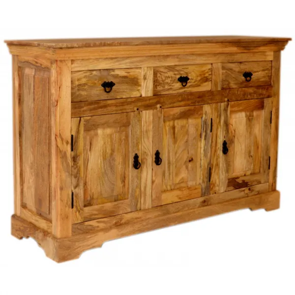 indickynabytok.sk - Komoda Guru 140x90x45 indický masív mango