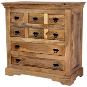 indickynabytok.sk - Komoda Guru 90x90x45 indický masív mango