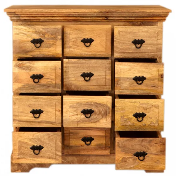 indickynabytok.sk - Komoda Guru 90x90x45 indický masív mango