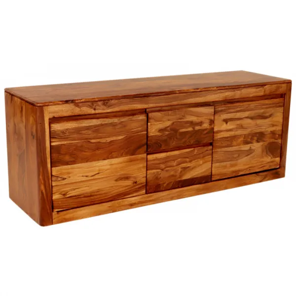indickynabytok.sk - TV stolík Tina s úložným priestorom 160x60x45 indický masív palisander
