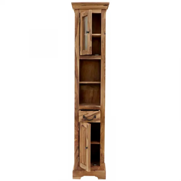 indickynabytok.sk - Skrinka do kúpeľne Jali 40x190x35 z indického masívu palisander