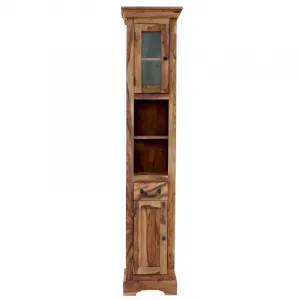 indickynabytok.sk - Skrinka do kúpeľne Jali 40x190x35 z indického masívu palisander