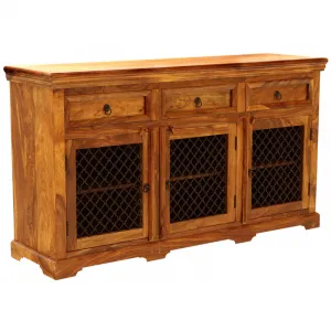indickynabytok.sk - Komoda Jali 160x90x45 z indického masívu palisander