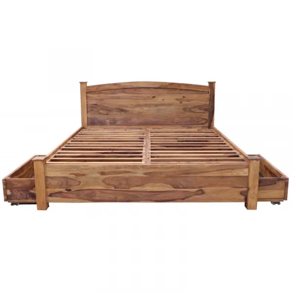 indickynabytok.sk - Posteľ Rami 180x200 indický masív palisander
