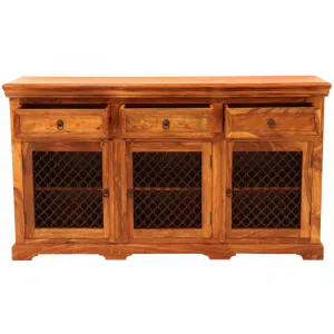 indickynabytok.sk - Komoda Jali 160x90x45 z indického masívu palisander