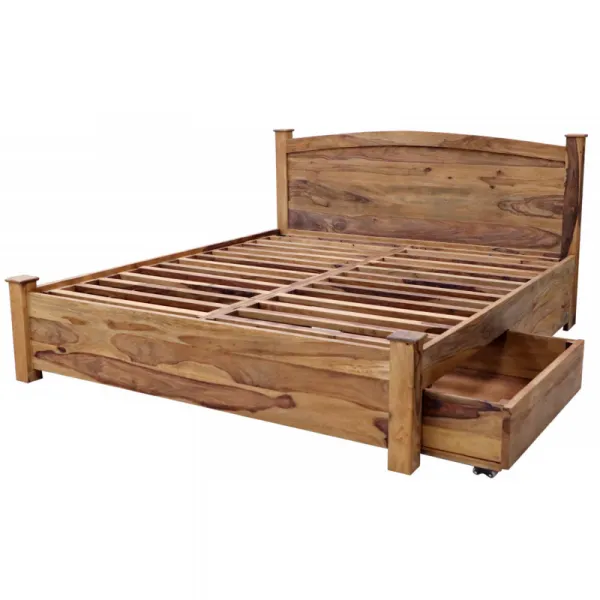indickynabytok.sk - Posteľ Rami 180x200 indický masív palisander