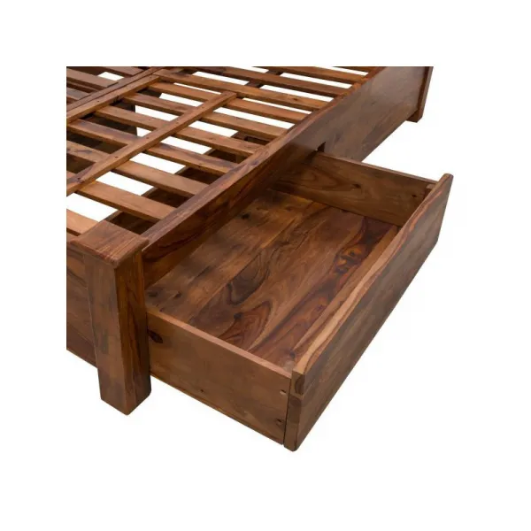 indickynabytok.sk - Posteľ Rami 180x200 indický masív palisander