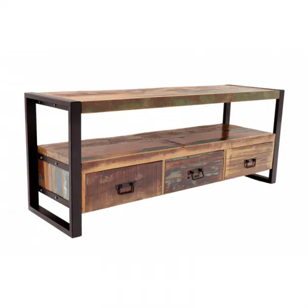 indickynabytok.sk - TV stolík Retro 150x60x45 recyklované mango