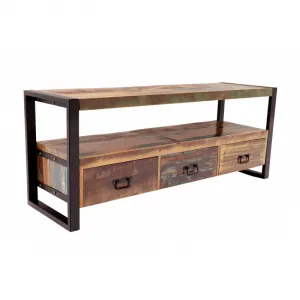 indickynabytok.sk - TV stolík Retro 150x60x45 recyklované mango