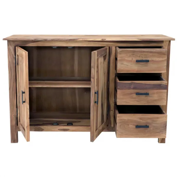 indickynabytok.sk - Komoda Rami 140x90x45 indický masív palisander