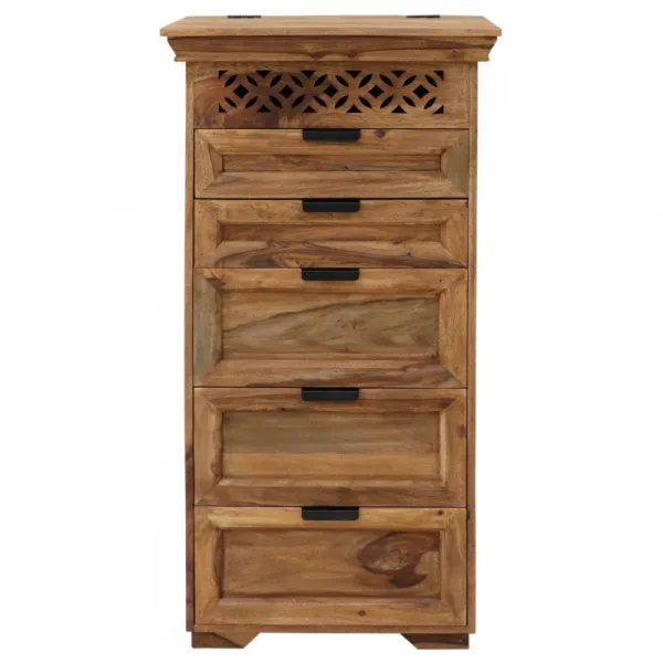 indickynabytok.sk - Komoda Mira 60x120x45 indický masív palisander