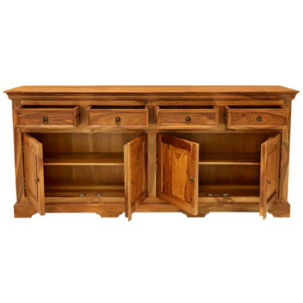 indickynabytok.sk - Komoda Jali 200x90x45 z indického masívu palisander