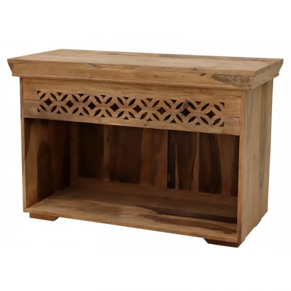 indickynabytok.sk - Botník Mira 90x60x40 indický masív palisander